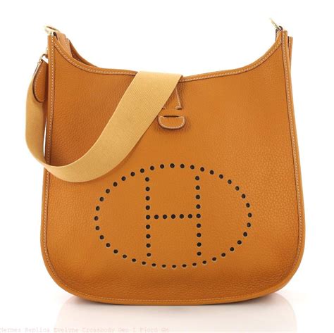 faux hermes crossbody bag|Hermes evelyne bag pre owned.